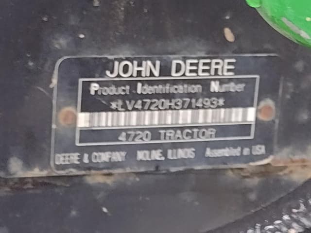 Image of John Deere 4720 equipment image 4