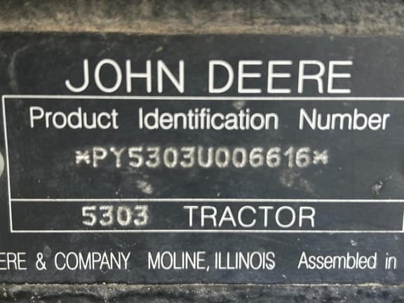 Image of John Deere 5303 equipment image 1
