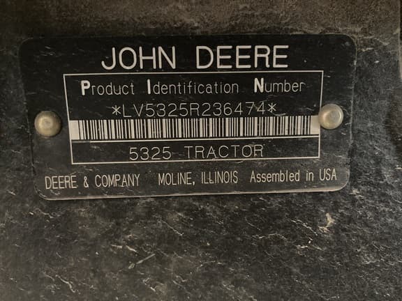 Image of John Deere 5325 equipment image 1
