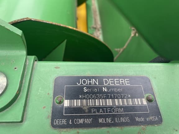 Image of John Deere 635F equipment image 1