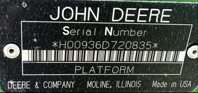 Image of John Deere 936D equipment image 1