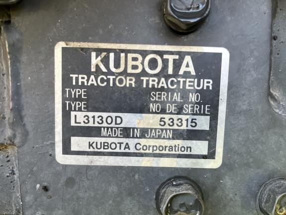 Image of Kubota L3130 equipment image 4