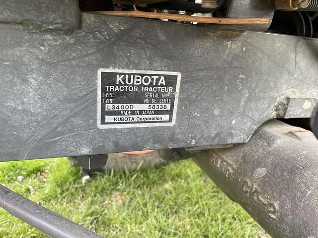 Image of Kubota L3400 equipment image 4