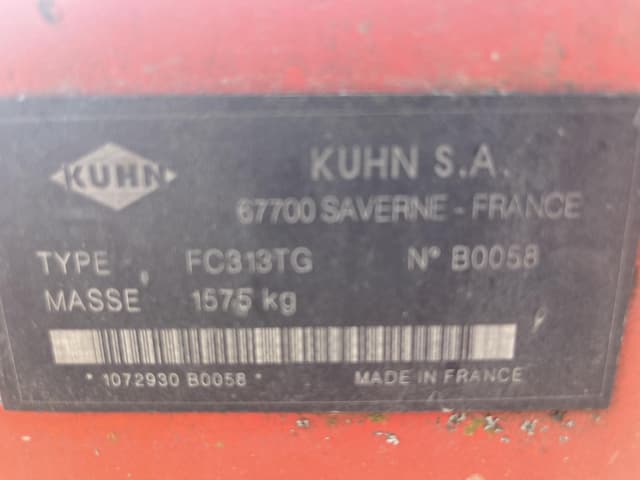 Image of Kuhn FC 313 TG equipment image 3