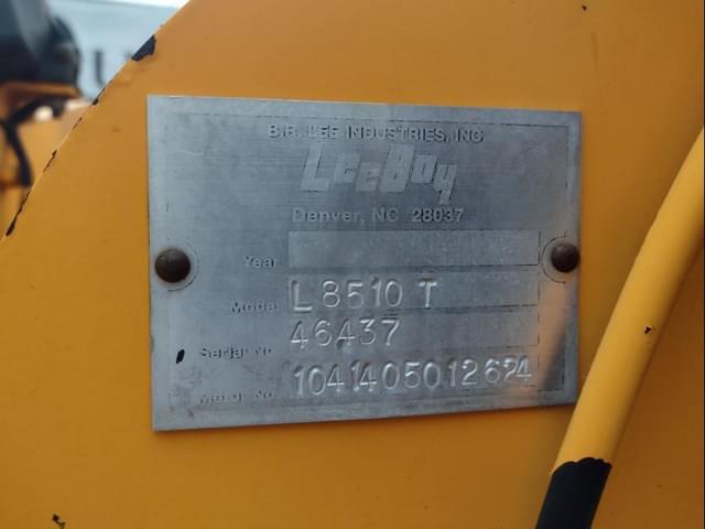 Image of LeeBoy 8510 equipment image 4