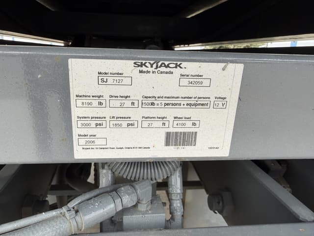 Image of Sky Jack SJ7127RT equipment image 1