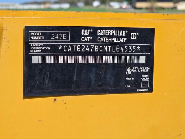 Image of Caterpillar 247B equipment image 3