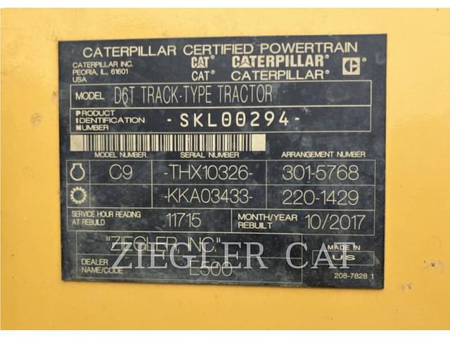 Image of Caterpillar D6T equipment image 4