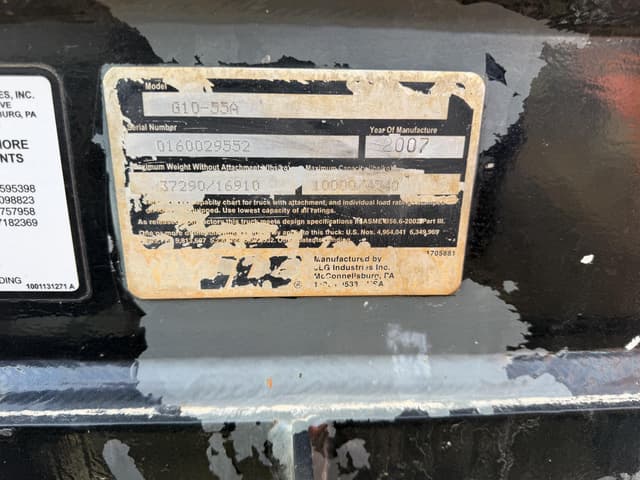 Image of JLG G10-55A equipment image 1