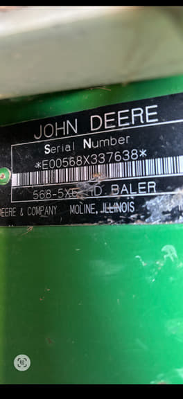 Image of John Deere 568 equipment image 4