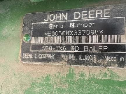Image of John Deere 568 equipment image 2