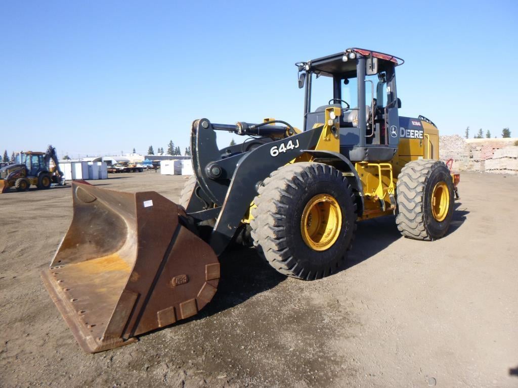 SOLD - 2007 John Deere 644J Lot No. 2301 Construction with 12,560 Hrs ...