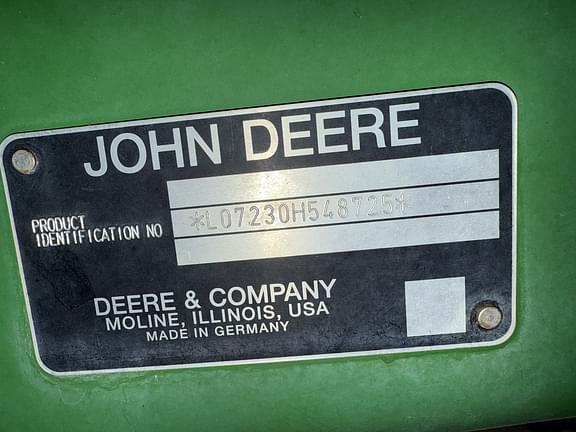 Image of John Deere 7230 equipment image 3