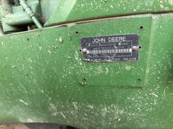 Image of John Deere 7830 equipment image 3