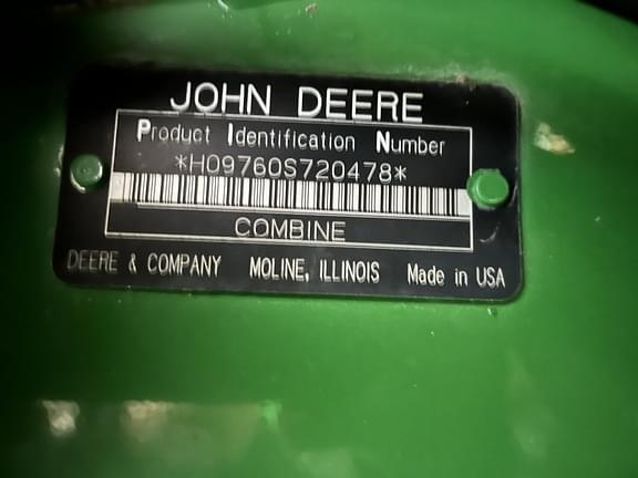 Image of John Deere 9760 STS equipment image 2