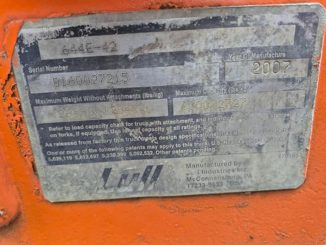 Image of Lull 644E-42 equipment image 2