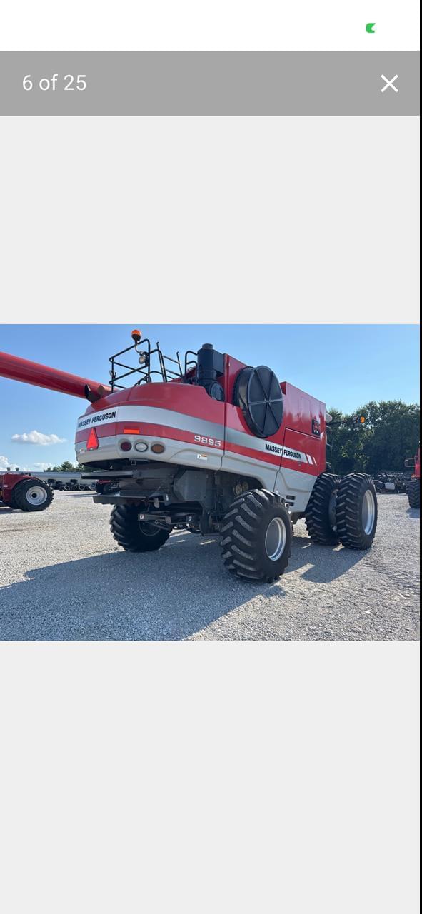 Image of Massey Ferguson 9895 equipment image 4