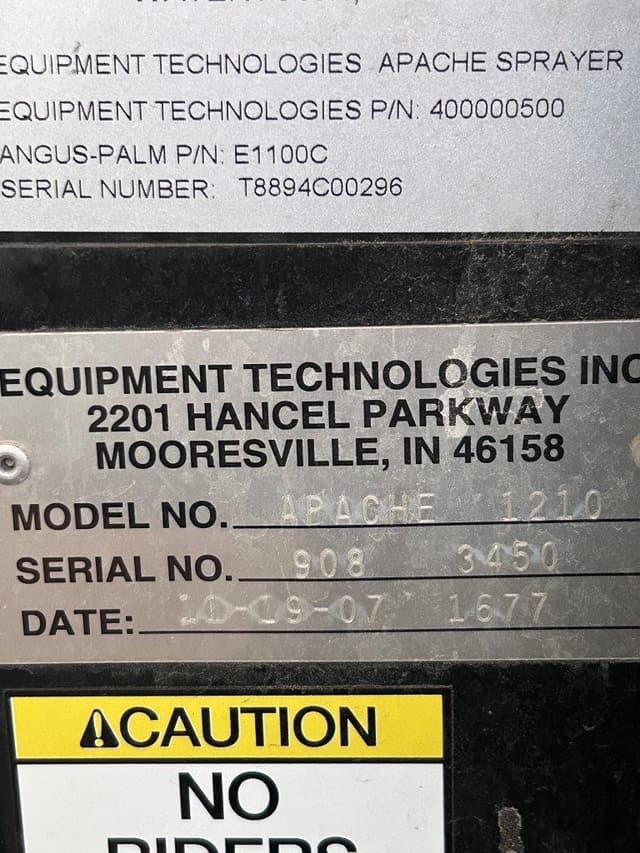 Image of Apache AS1210 equipment image 2