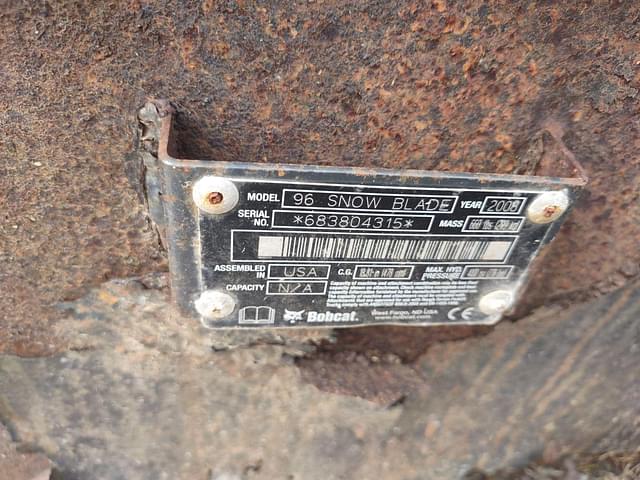 Image of Bobcat 96" Snow Blade equipment image 4
