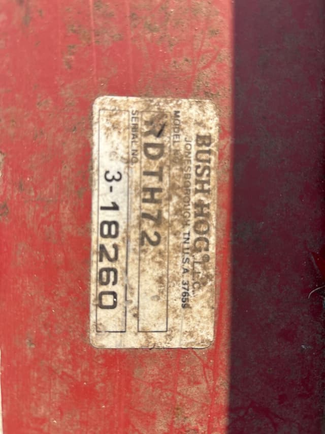 Image of Bush Hog RDTH72 equipment image 1