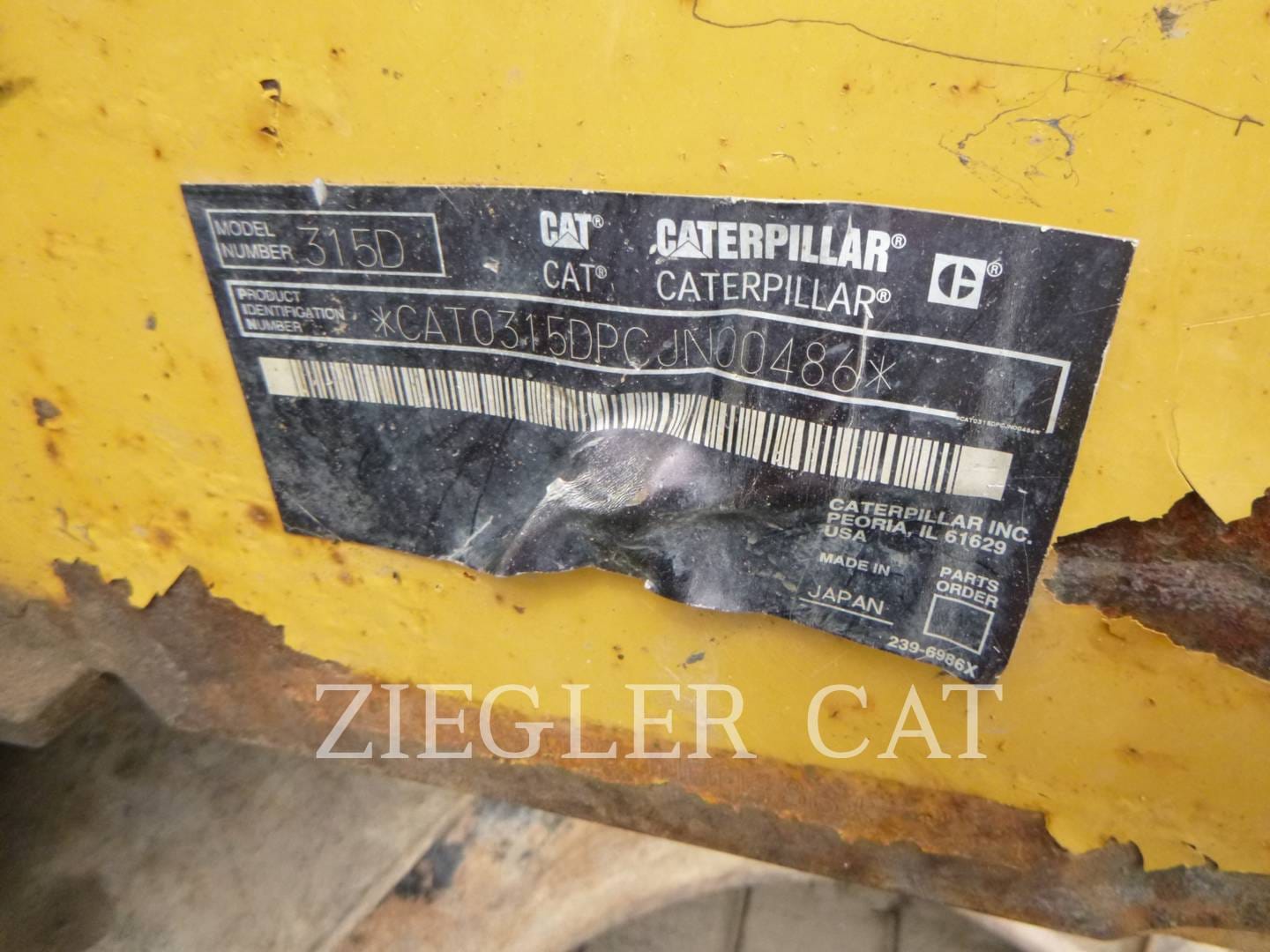 Main image Caterpillar 315D