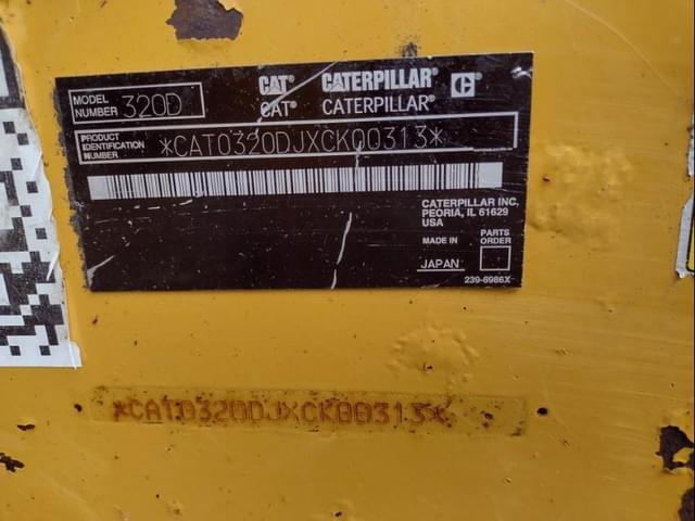 Image of Caterpillar 320D equipment image 4