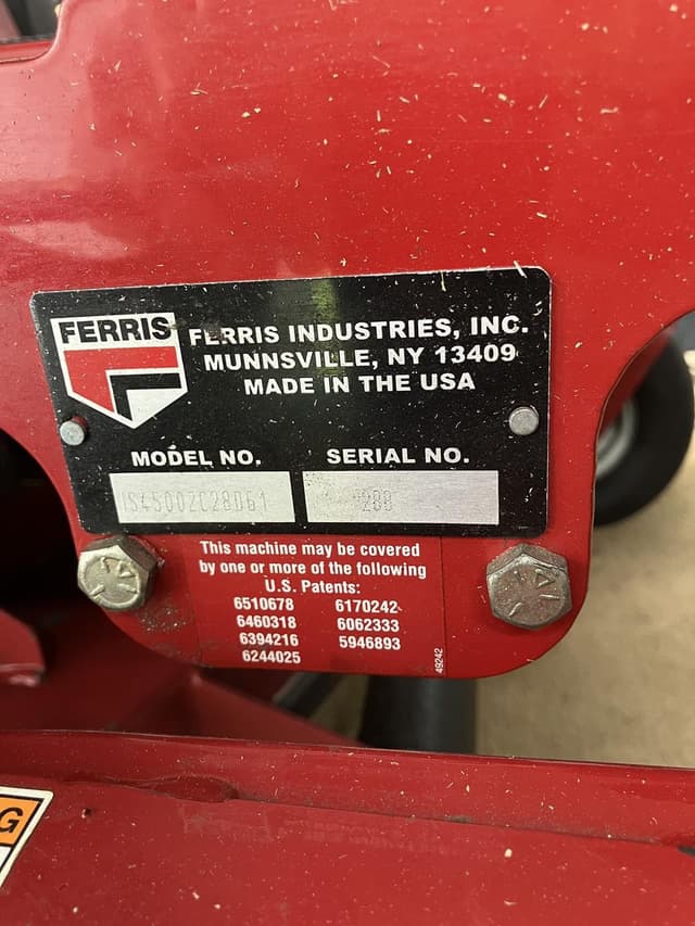 Image of Ferris IS4500Z equipment image 4