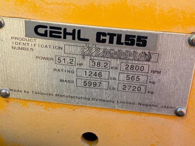 Image of Gehl CTL55 equipment image 2