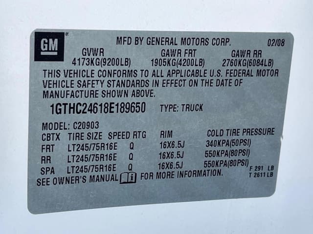 Image of GMC 2500HD equipment image 2