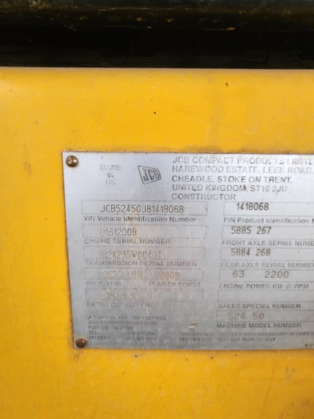 Image of JCB 524-50 equipment image 3