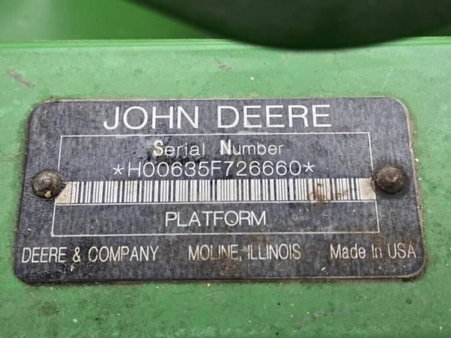 Image of John Deere 635F equipment image 3