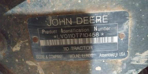 Image of John Deere 110 equipment image 3