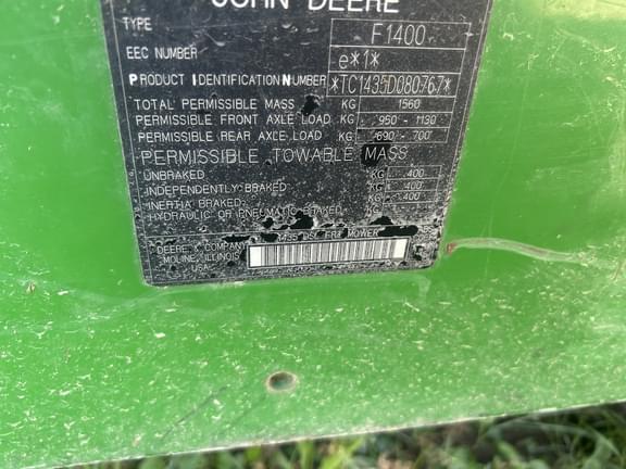 Image of John Deere 1435 equipment image 3