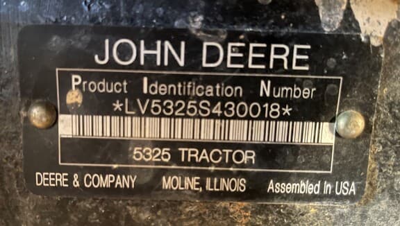 Image of John Deere 5325 equipment image 4