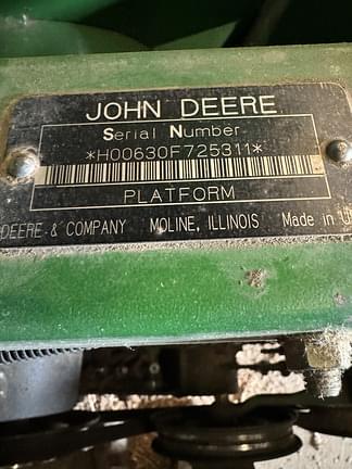 Image of John Deere 630F equipment image 1