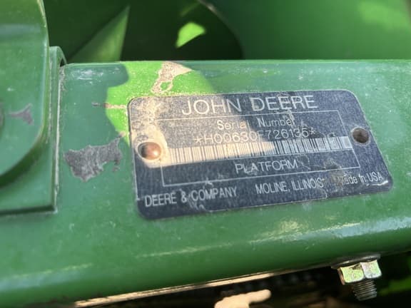 Image of John Deere 630F equipment image 3