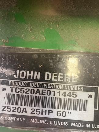 Image of John Deere Z520A equipment image 4