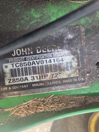 Image of John Deere Z850A equipment image 4