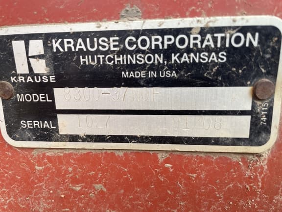 Image of Krause 8300 equipment image 1