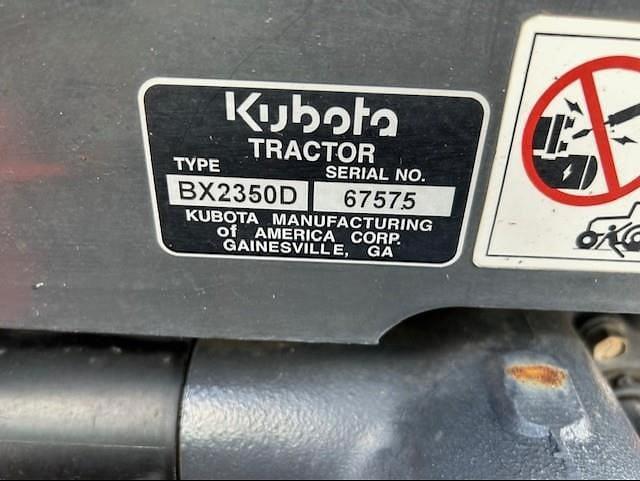 Image of Kubota BX2350 equipment image 3