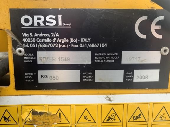 Image of Orsi River 1549 equipment image 2