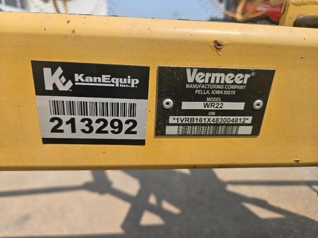 Image of Vermeer WR22 equipment image 4
