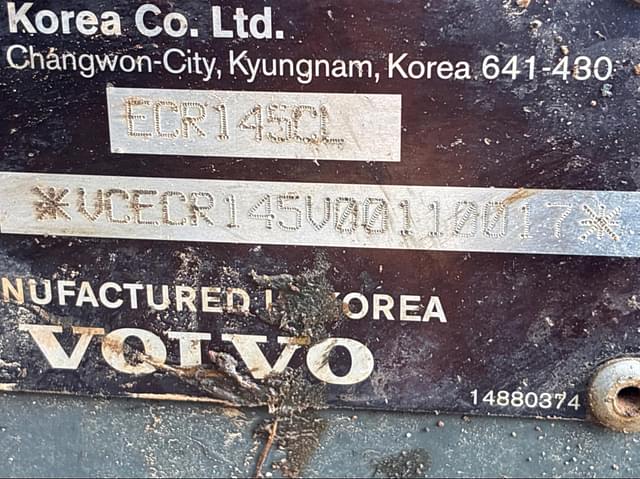 Image of Volvo ECR145CL equipment image 4