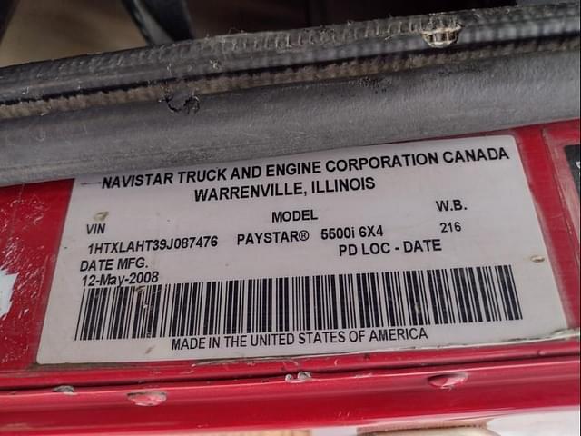 Image of International Paystar 5500i equipment image 4