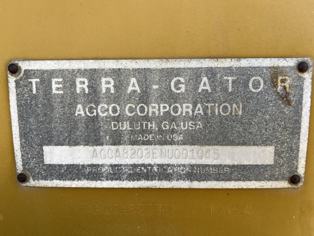 2009 Ag-Chem Terra-Gator 8203 Equipment Image0