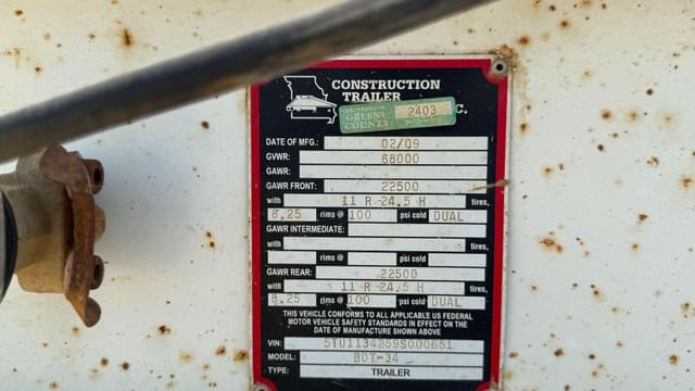 Image of Construction Trailer Specialists BDT-34 equipment image 2