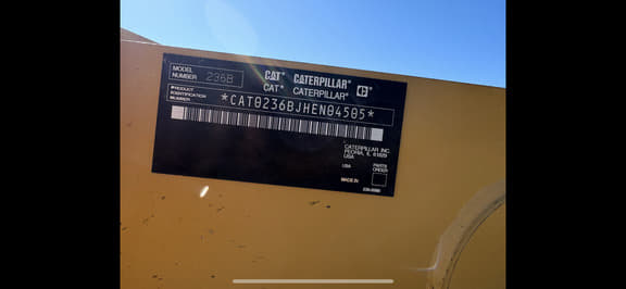 Image of Caterpillar 236B equipment image 1