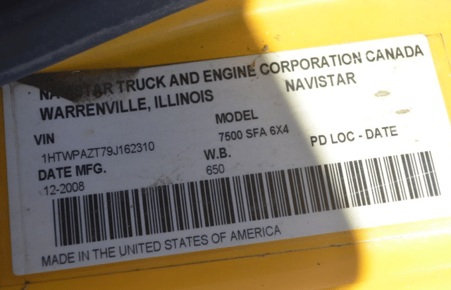 Image of International Workstar 7500 equipment image 4