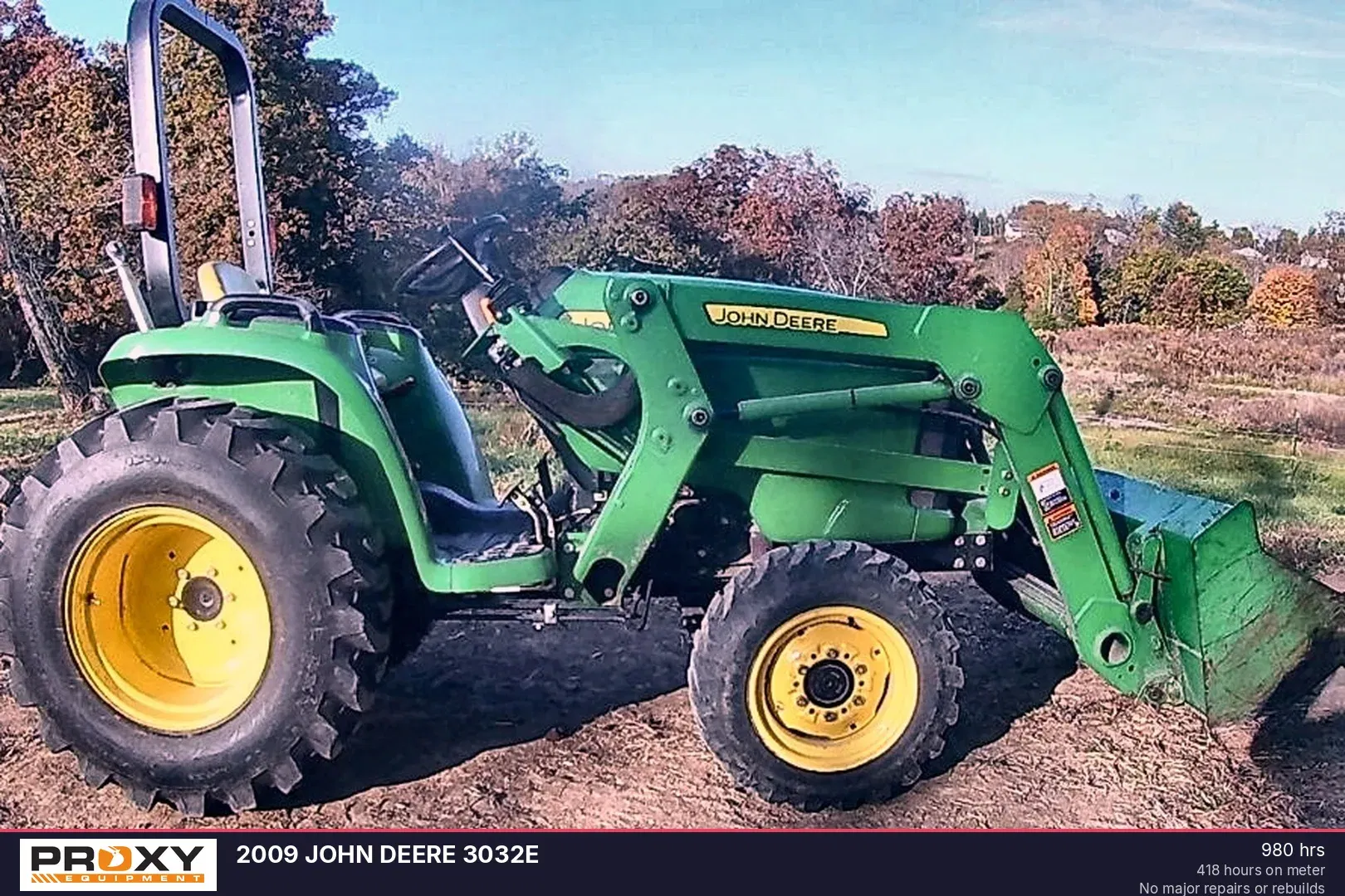 2009 John Deere 3032E Equipment Image0