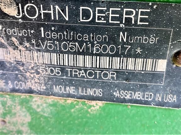 Image of John Deere 5105M equipment image 4